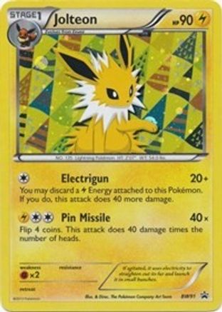Jolteon - BW91/101 - Black and White Promos Holofoil