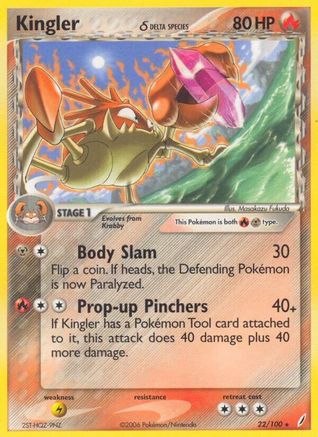 Kingler (Delta Species)/100 - Crystal Guardians