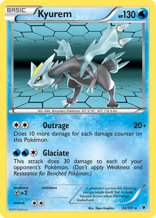 Kyurem/101 - Noble Victories Holofoil