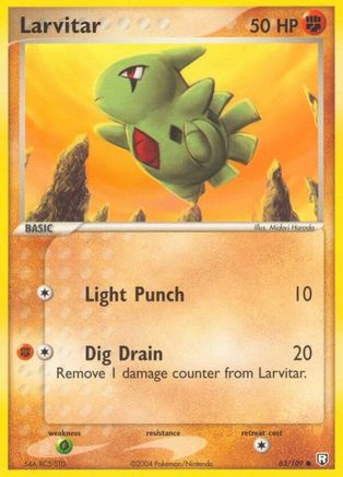 Larvitar - 063/109/109 - Team Rocket Returns Reverse Holofoil