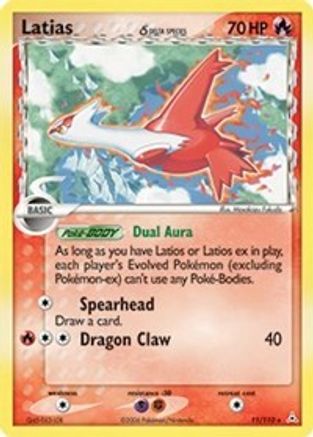Latias - 011/110 (Delta Species)/110 - Holon Phantoms Reverse Holofoil