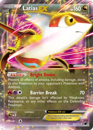 Latias EX/116 - Plasma Freeze Holofoil