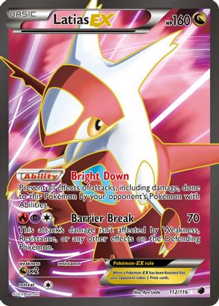 Latias EX (112 Full Art)/116 - Plasma Freeze Holofoil
