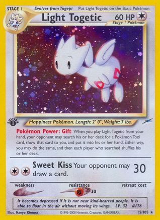Light Togetic/105 - Neo Destiny Unlimited Holofoil