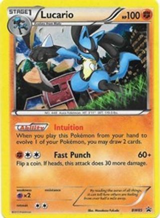Lucario - BW85/101 - Black and White Promos Holofoil