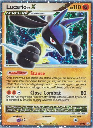 Lucario LV.X - DP12/56 - Diamond and Pearl Promos Holofoil