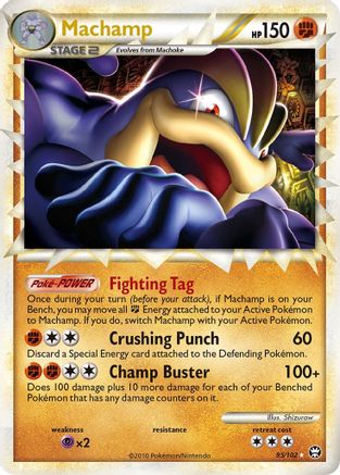 Machamp (Prime)/102 - Triumphant Holofoil