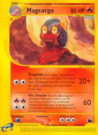 Magcargo (17)/144 - Skyridge Reverse Holofoil