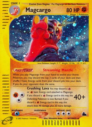 Magcargo (H17)/144 - Skyridge Holofoil