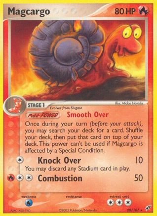 Magcargo - 020/107/107 - Deoxys Reverse Holofoil
