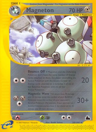 Magneton (20)/144 - Skyridge Reverse Holofoil