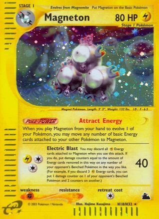 Magneton (H18)/144 - Skyridge Holofoil
