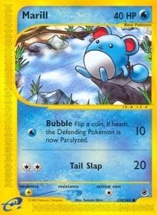 Marill/165 - Expedition Reverse Holofoil