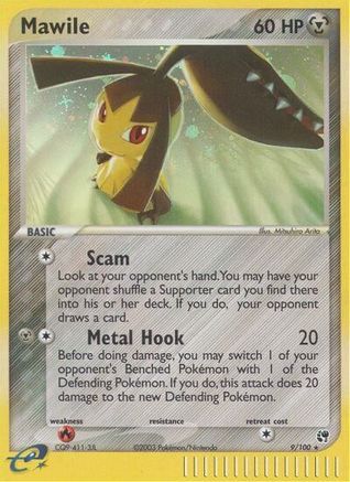 Mawile/100 - Sandstorm Holofoil