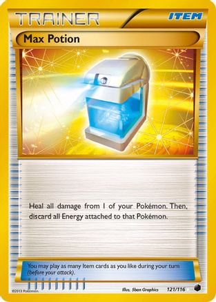 Max Potion (121 Secret Rare)/116 - Plasma Freeze Holofoil