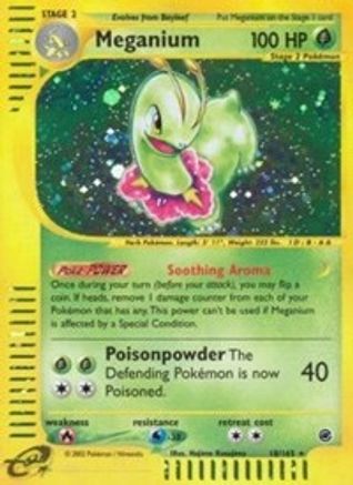 Meganium (18)/165 - Expedition Reverse Holofoil