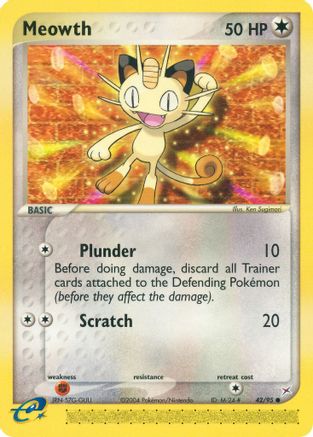 Meowth/95 - Team Magma vs Team Aqua Reverse Holofoil