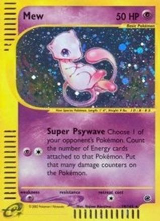 Mew (19)/165 - Expedition Reverse Holofoil