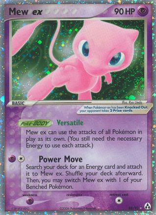 Mew ex/92 - Legend Maker Holofoil