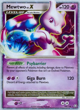 Mewtwo LV.X/146 - Legends Awakened Holofoil