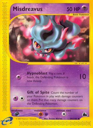 Misdreavus/144 - Skyridge Reverse Holofoil