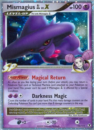 Mismagius GL Lv.X/111 - Rising Rivals Holofoil