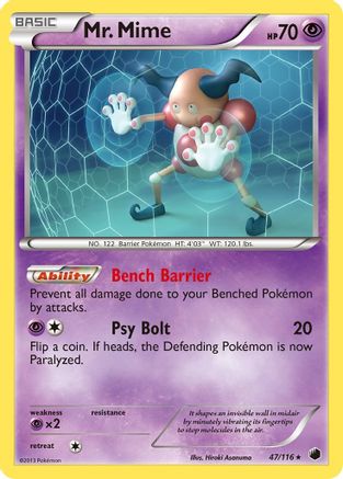Mr. Mime 47/116 - Plasma Freeze