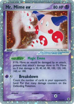 Mr. Mime ex - 111/112/112 - FireRed & LeafGreen Holofoil