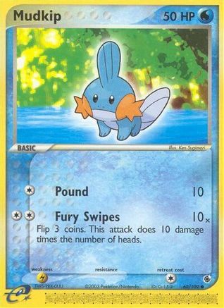 Mudkip - 60/109 60/109 - Ruby and Sapphire Reverse Holofoil