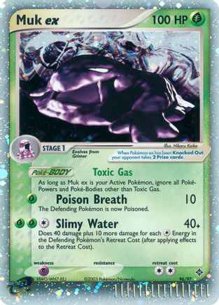 Muk ex/97 - Dragon Holofoil