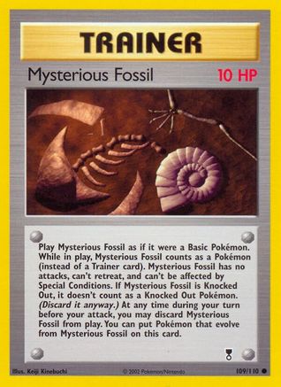 Mysterious Fossil/110 - Legendary Collection Reverse Holofoil