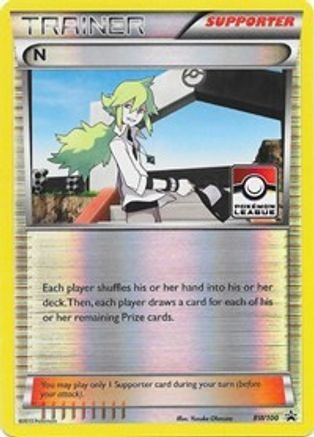 N (Supporter) - BW100 BW100/101 - Black and White Promos Holofoil