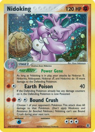 Nidoking/112 - FireRed & LeafGreen Holofoil
