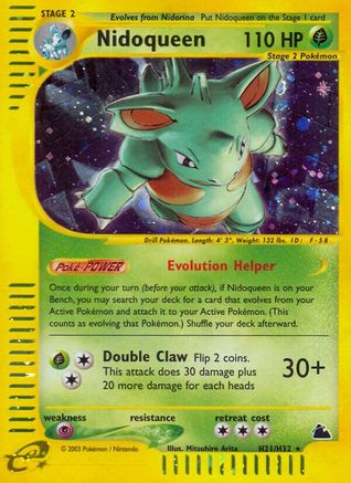Nidoqueen (H21)/144 - Skyridge Holofoil