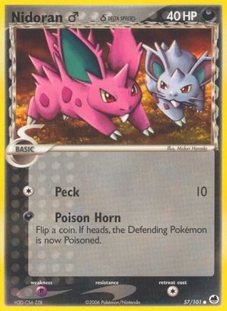 Nidoran M (Delta Species) 57/101 - Dragon Frontiers