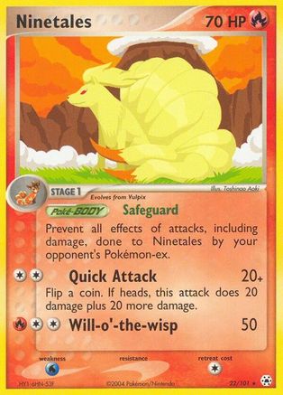 Ninetales/101 - Hidden Legends Reverse Holofoil