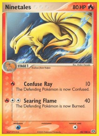 Ninetales/106 - Emerald Reverse Holofoil