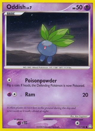 Oddish (112)/146 - Legends Awakened Reverse Holofoil
