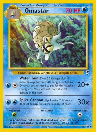 Omastar/110 - Legendary Collection Reverse Holofoil