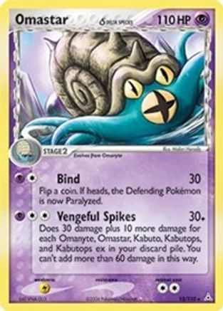 Omastar (Delta Species)/110 - Holon Phantoms Holofoil