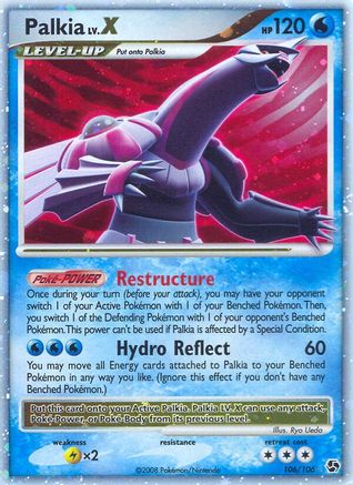 Palkia LV.X/106 - Great Encounters Holofoil