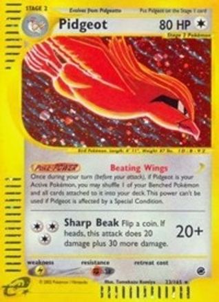 Pidgeot (23)/165 - Expedition Reverse Holofoil