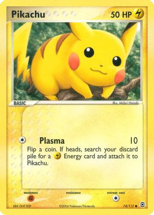 Pikachu/112 - FireRed & LeafGreen Reverse Holofoil