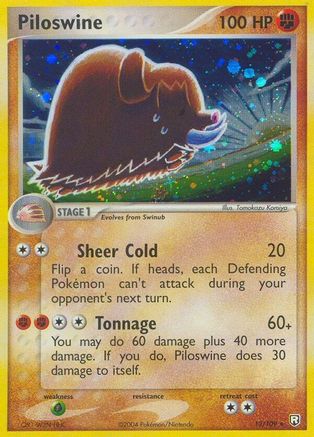 Piloswine/109 - Team Rocket Returns Holofoil