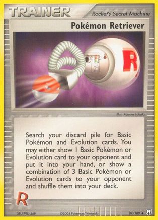 Pokemon Retriever 84/109 - Team Rocket Returns Reverse Holofoil