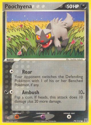 Poochyena/113 - Delta Species Reverse Holofoil