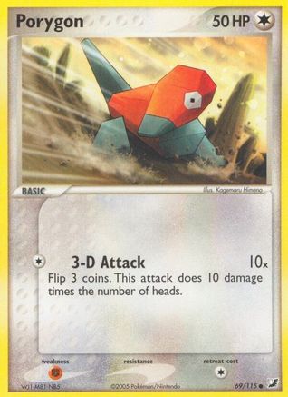 Porygon/115 - Unseen Forces Reverse Holofoil