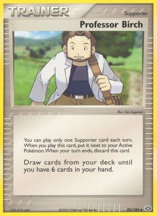 Professor Birch/106 - Emerald Reverse Holofoil
