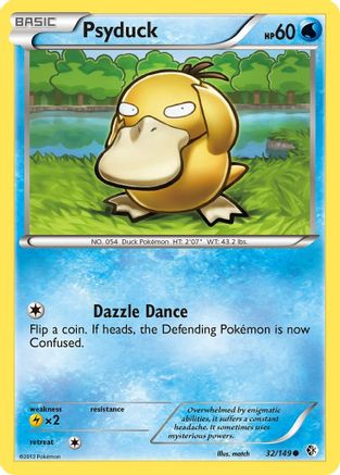 Psyduck (32)/149 - Boundaries Crossed Reverse Holofoil