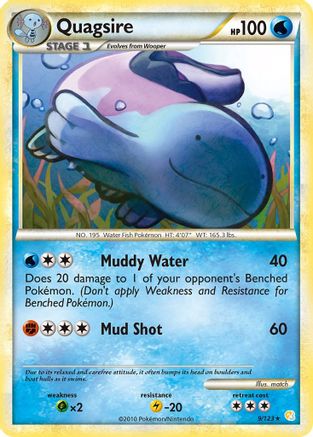 Quagsire/123 - HeartGold SoulSilver Reverse Holofoil